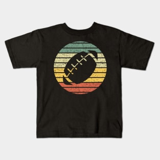 Vintage Football Silhouette Kids T-Shirt